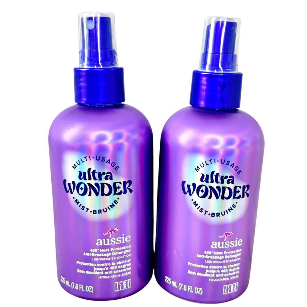 2 Aussie Ultra Wonder Daily Mist Detangler/Heat Protectant Spray‎